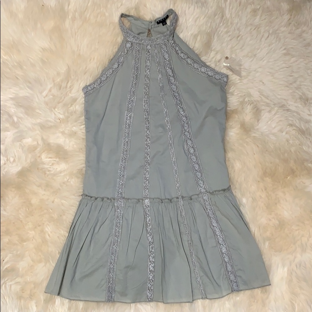 Sisley Halter Neckline Lace Dress